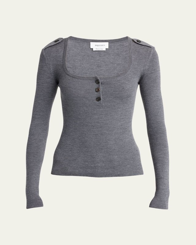 Henley Wool Top